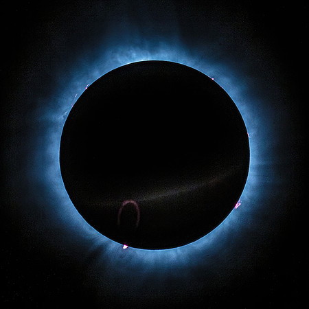 Eclipse (infrared), Vermont, Spring 2024, Digital
